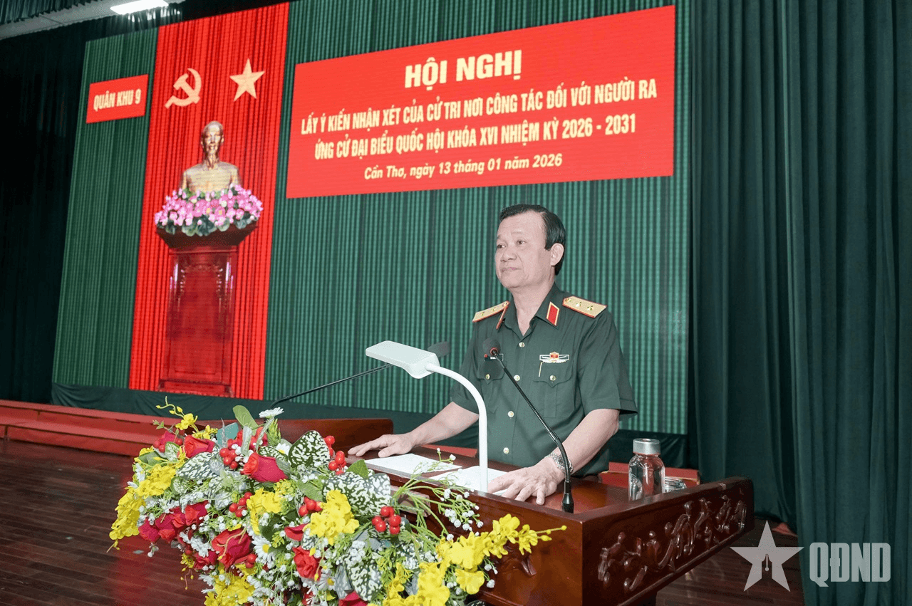 Quân khu 9: Lấy ý kiến cử tri đối với người ứng cử Đại biểu Quốc hội khóa XVI