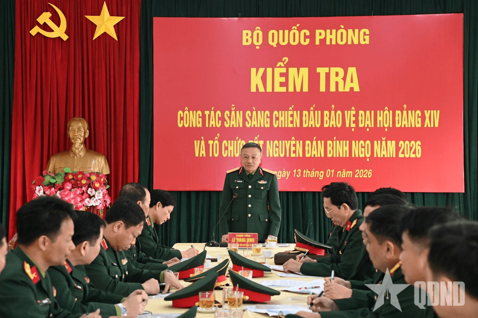 Biểu dương Lữ đoàn 297, Quân khu 2 duy trì nghiêm chế độ sẵn sàng chiến đấu bảo vệ Đại hội XIV