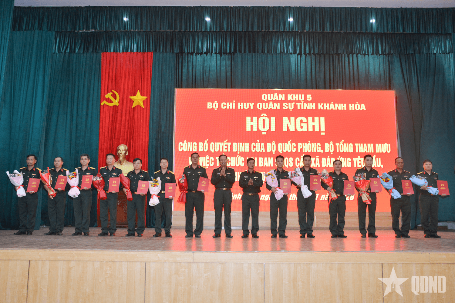 Khánh Hòa điều động, bổ nhiệm Chỉ huy trưởng Ban CHQS xã, phường