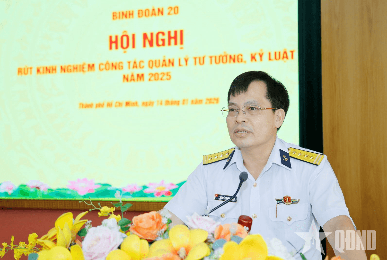 Binh đoàn 20: Kịp thời nắm, định hướng tư tưởng cán bộ, công nhân viên, người lao động