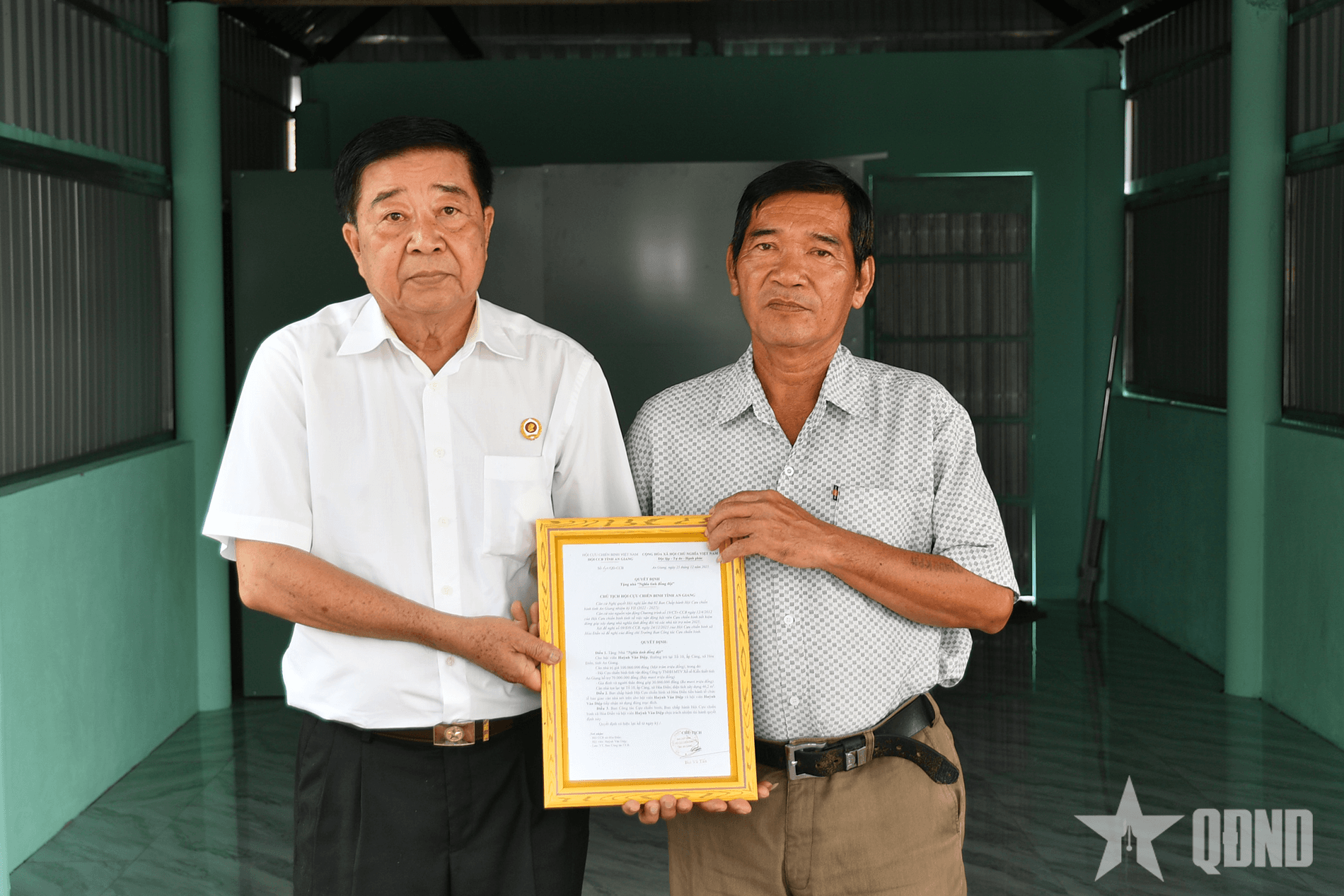 An Giang: Bàn giao Nhà nghĩa tình đồng đội
