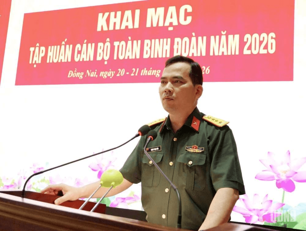 Binh đoàn 16 khai mạc lớp tập huấn cán bộ năm 2026