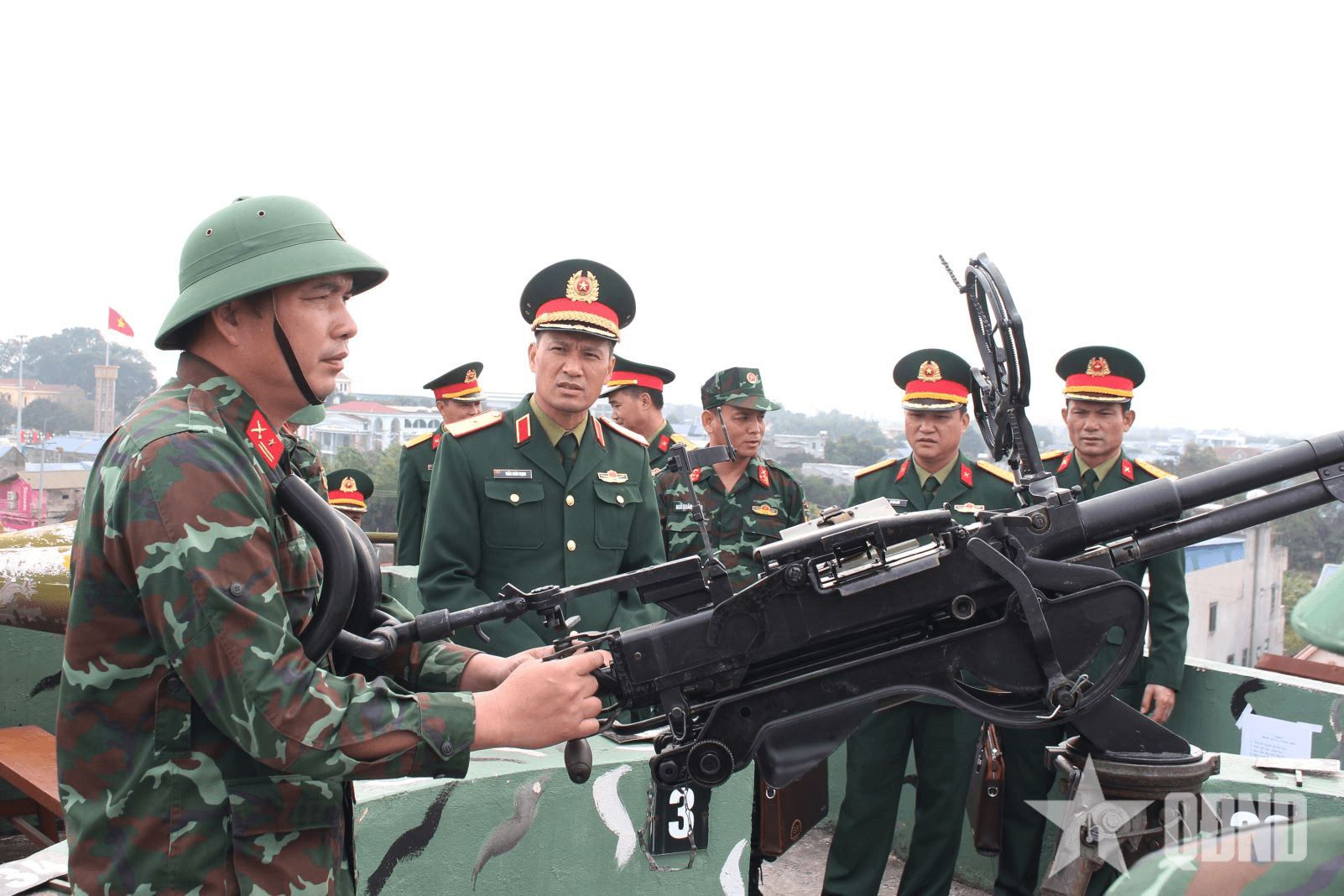 Quân khu 1 kiểm tra công tác SSCĐ tại Ban Chỉ huy Phòng thủ khu vực 3 - Sông Công
