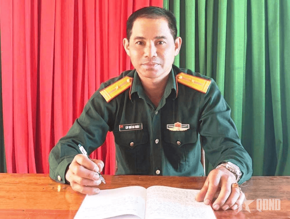 Thiếu tá QNCN Cáp Ngô Gia Nhân, Bí thư Chi bộ “nói ít, làm nhiều”