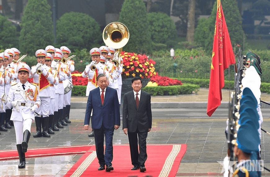 Tổng Bí thư Tô Lâm chủ trì Lễ đón Tổng Bí thư, Chủ tịch nước Lào thăm cấp Nhà nước tới Việt Nam