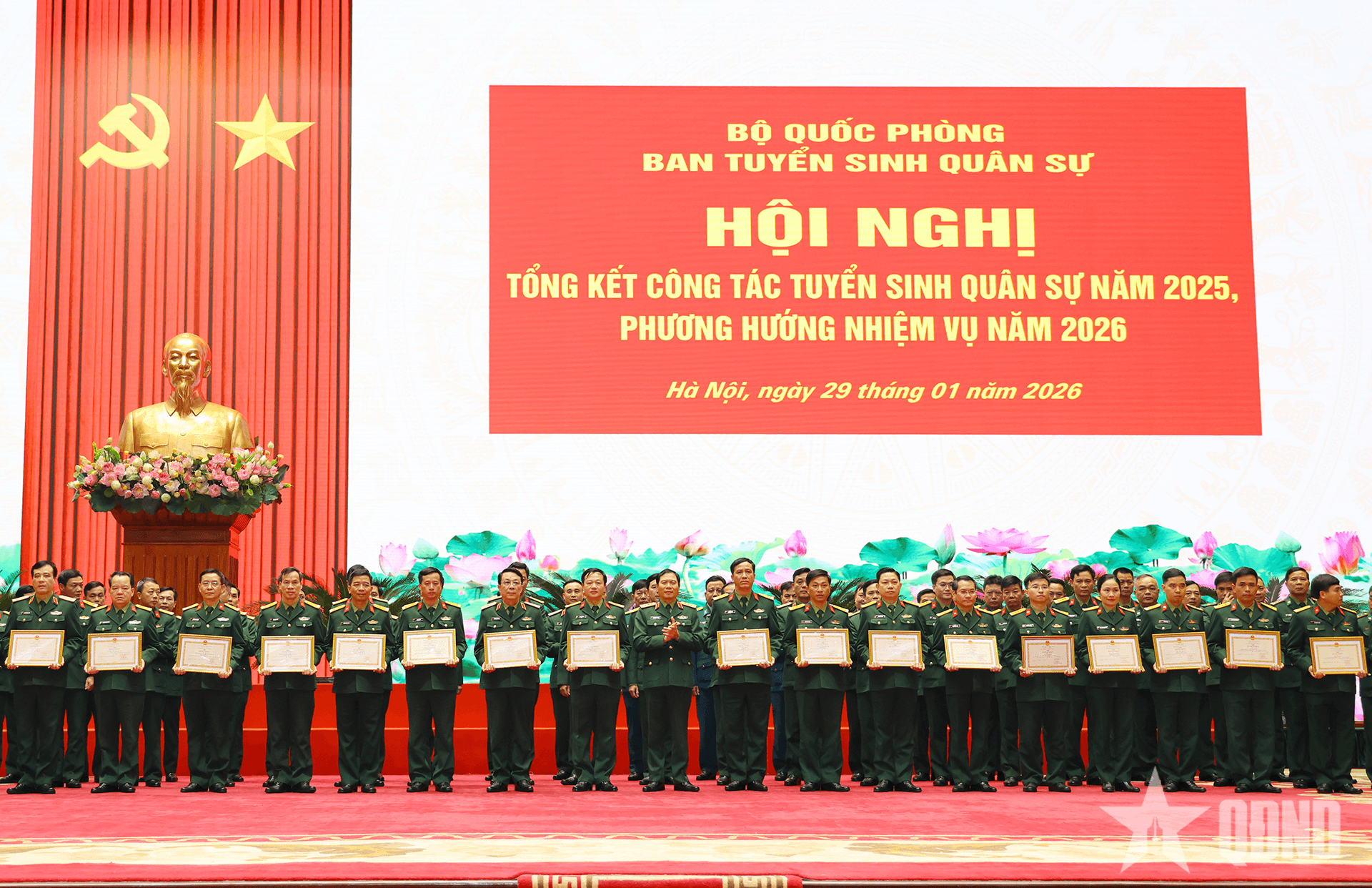 Bộ Quốc phòng tổng kết công tác tuyển sinh quân sự năm 2025