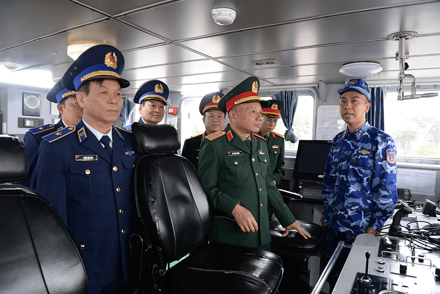 Thượng tướng Lê Quang Minh kiểm tra công tác sẵn sàng chiến đấu trên địa bàn TP Hải Phòng