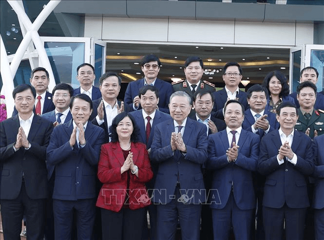 Tổng Bí thư Tô Lâm: Điện Biên cần phát triển nhanh hạ tầng về giao thông, hạ tầng số, công nghệ, dữ liệu