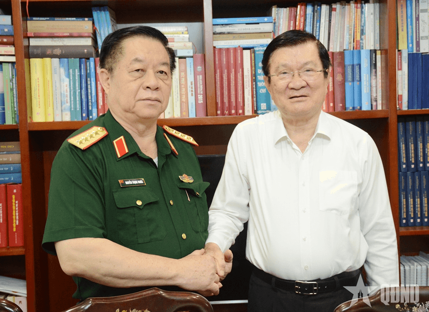 Đại tướng Nguyễn Trọng Nghĩa thăm, chúc Tết nguyên lãnh đạo Đảng, Nhà nước