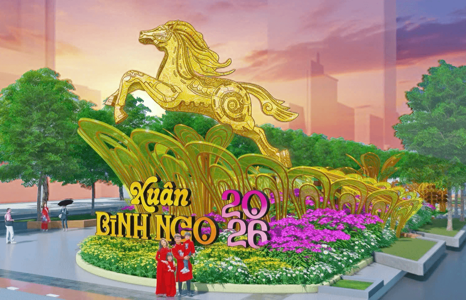 Đường hoa của khát vọng Xuân vững bước