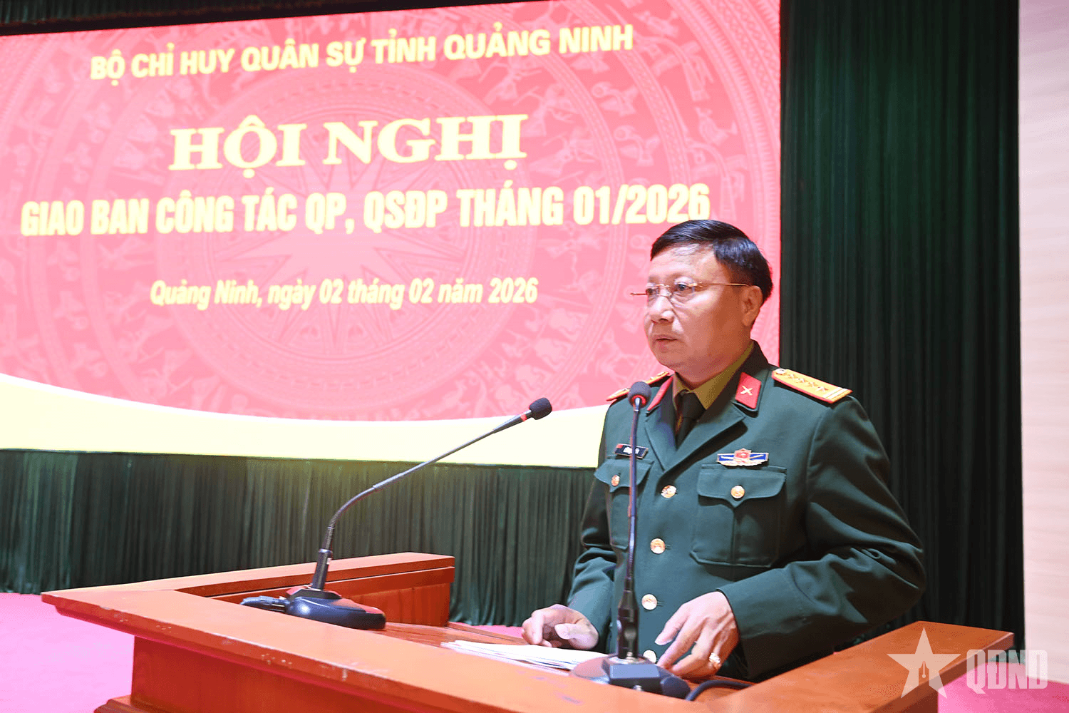 Bộ CHQS tỉnh Quảng Ninh triển khai nhiệm vụ quốc phòng, quân sự địa phương tháng 2 năm 2026