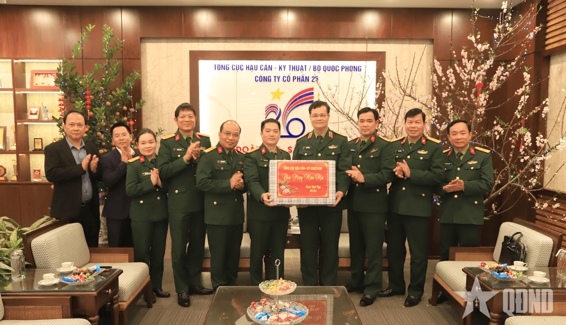 Tổng cục Hậu cần - Kỹ thuật kiểm tra công tác sẵn sàng chiến đấu tại Công ty Cổ phần 26