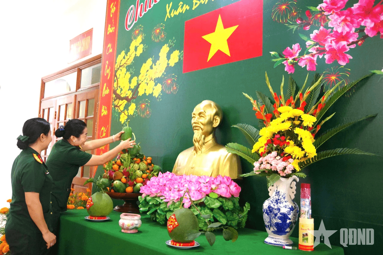 Bộ đội Sư đoàn 8 (Quân khu 9) chuẩn bị đón Tết Nguyên đán
