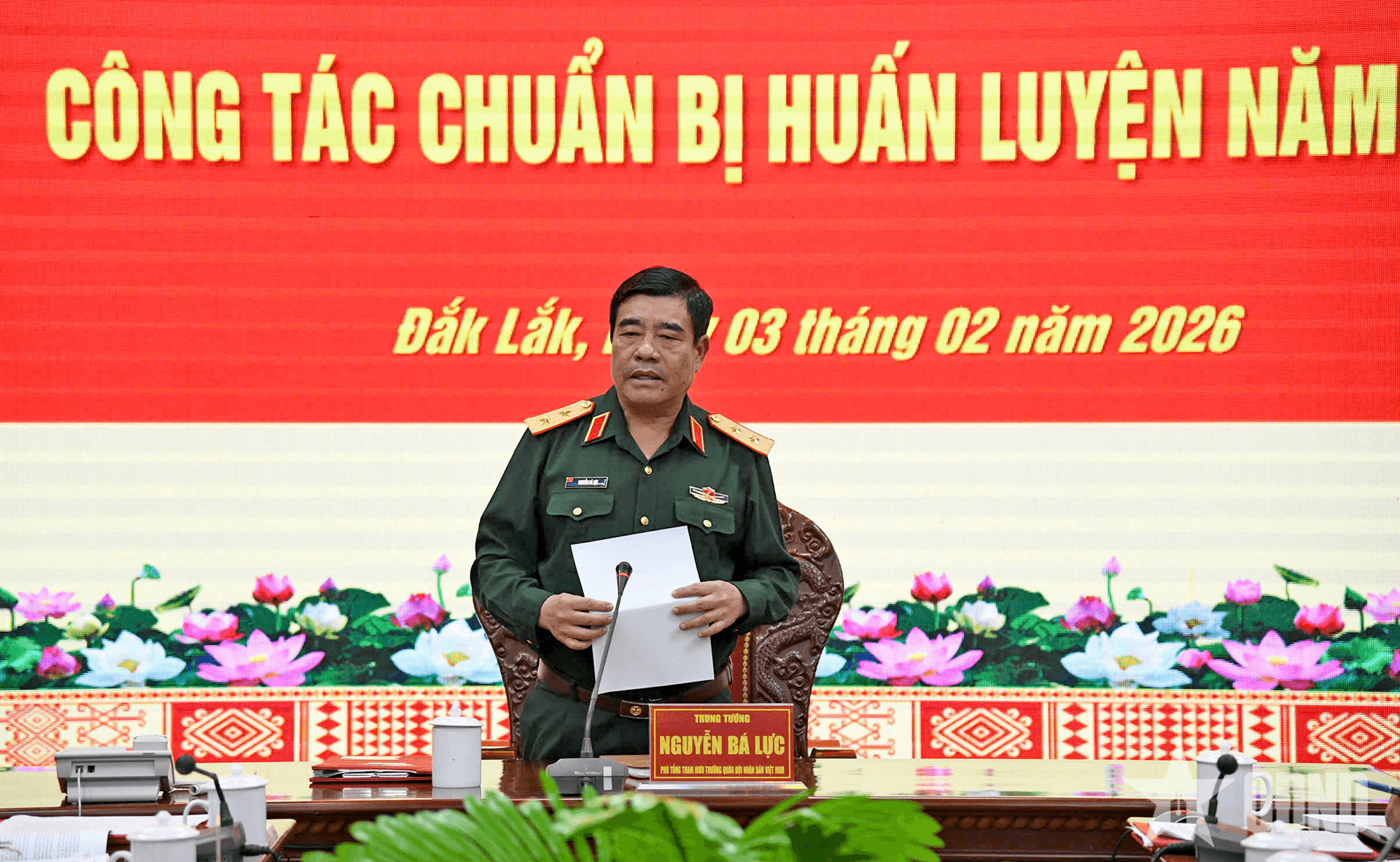 Bộ Tổng Tham mưu kiểm tra công tác chuẩn bị huấn luyện năm 2026 tại tỉnh Đắk Lắk