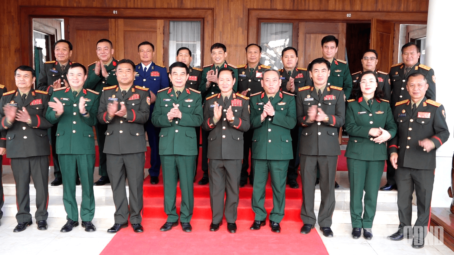 Đại tướng Phan Văn Giang hội kiến Bộ trưởng Bộ Quốc phòng Lào