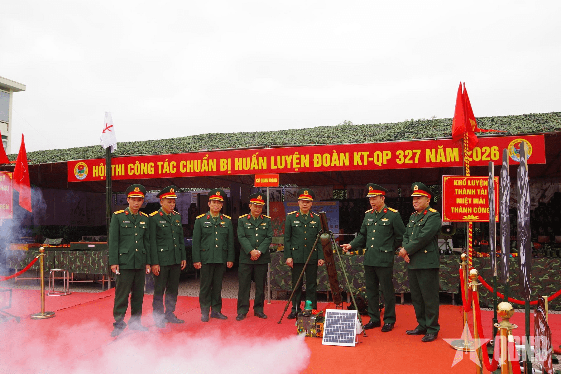 Quân khu 3 kiểm tra chấm điểm hội thi công tác chuẩn bị huấn luyện