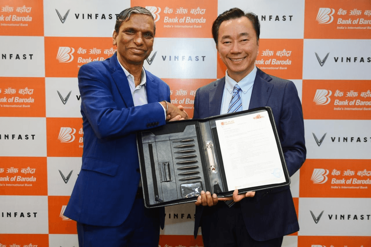 VinFast Ấn Độ hợp tác cùng Bank of Baroda triển khai giải pháp tài trợ hóa đơn cho đại lý