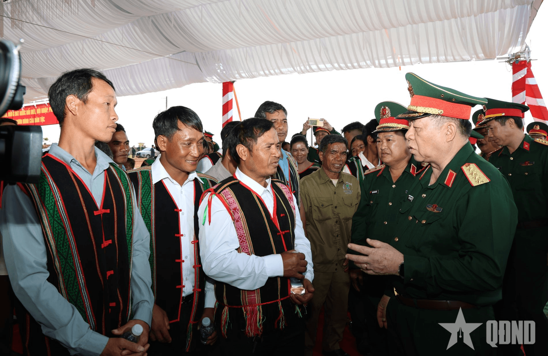 Đại tướng Nguyễn Trọng Nghĩa dự chương trình “Xuân chiến sĩ” tại Lâm Đồng