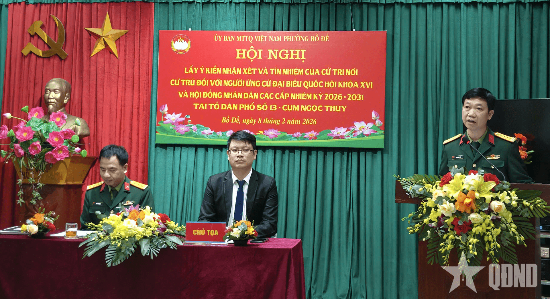 Lấy ý kiến cử tri nơi cư trú với Đại tá Phạm Đức Hoài, Phó cục trưởng Cục Pháp chế Bộ Quốc phòng