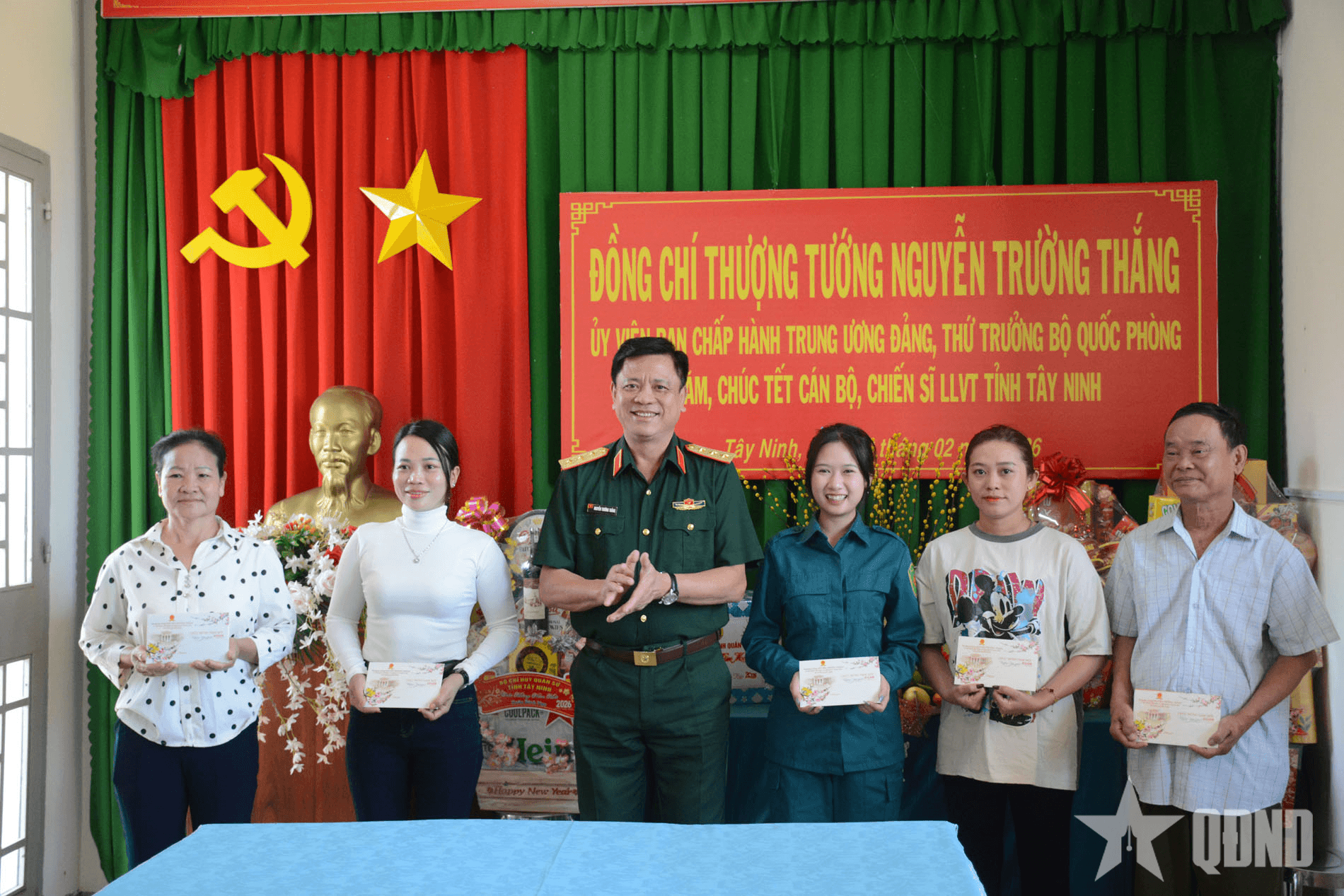 Thượng tướng Nguyễn Trường Thắng thăm, chúc Tết một số đơn vị tại Tây Ninh