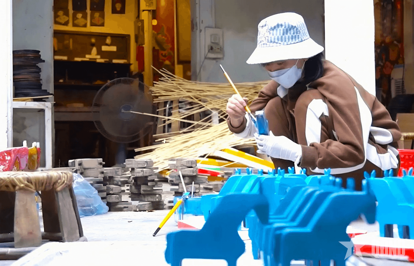 Tết rực rỡ cùng ngựa sơn mài Hạ Thái