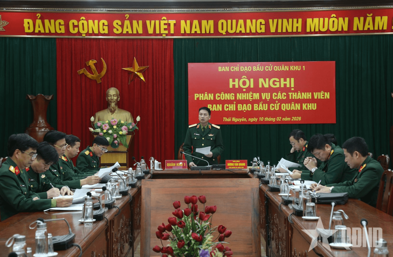 Quân khu 1 triển khai hiệu quả công tác chuẩn bị bầu cử