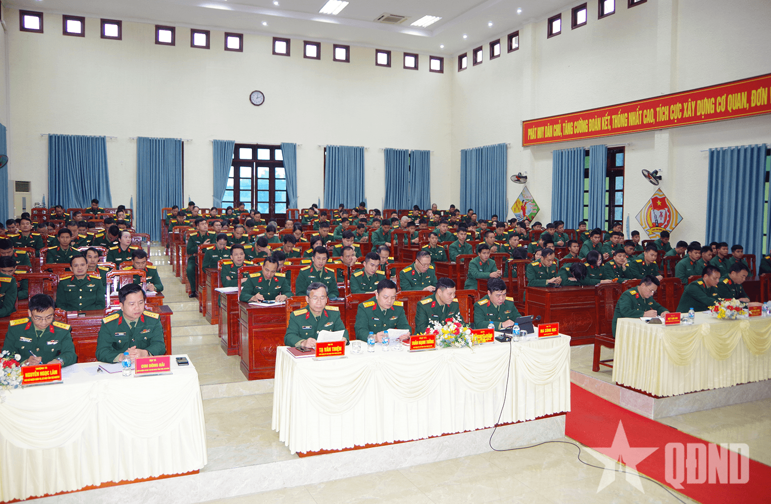 Bộ CHQS tỉnh Thái Nguyên sinh hoạt đối thoại dân chủ