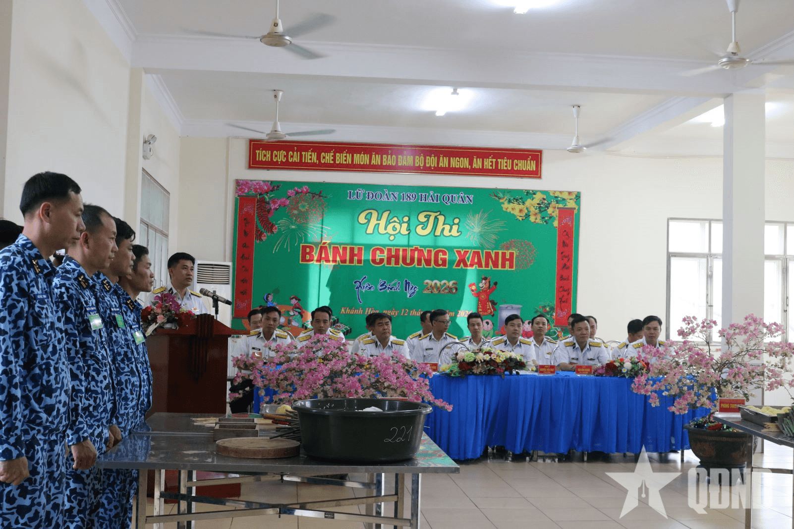 Lữ đoàn Tàu ngầm 189 tổ chức Hội thi "Bánh chưng xanh"