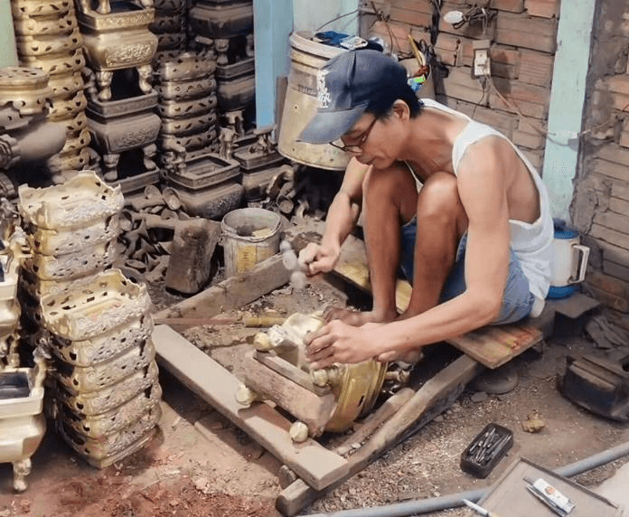 Đón xuân cùng làng đúc lư đồng hơn trăm tuổi
