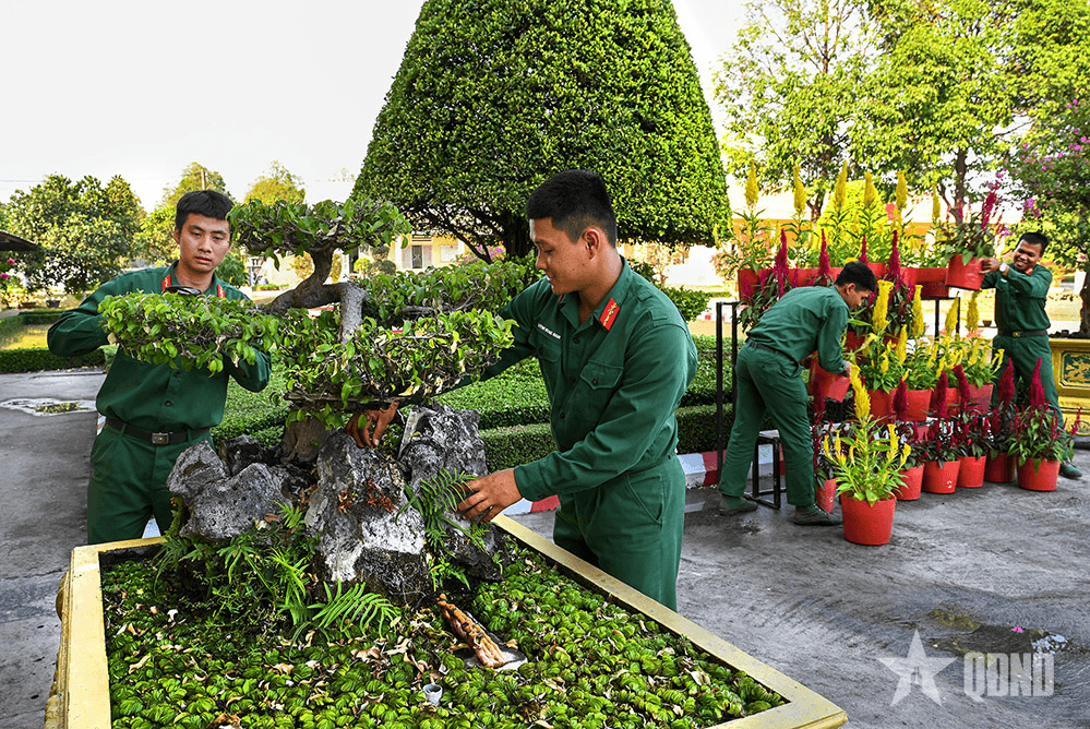Bộ đội Pháo binh đón mừng xuân mới