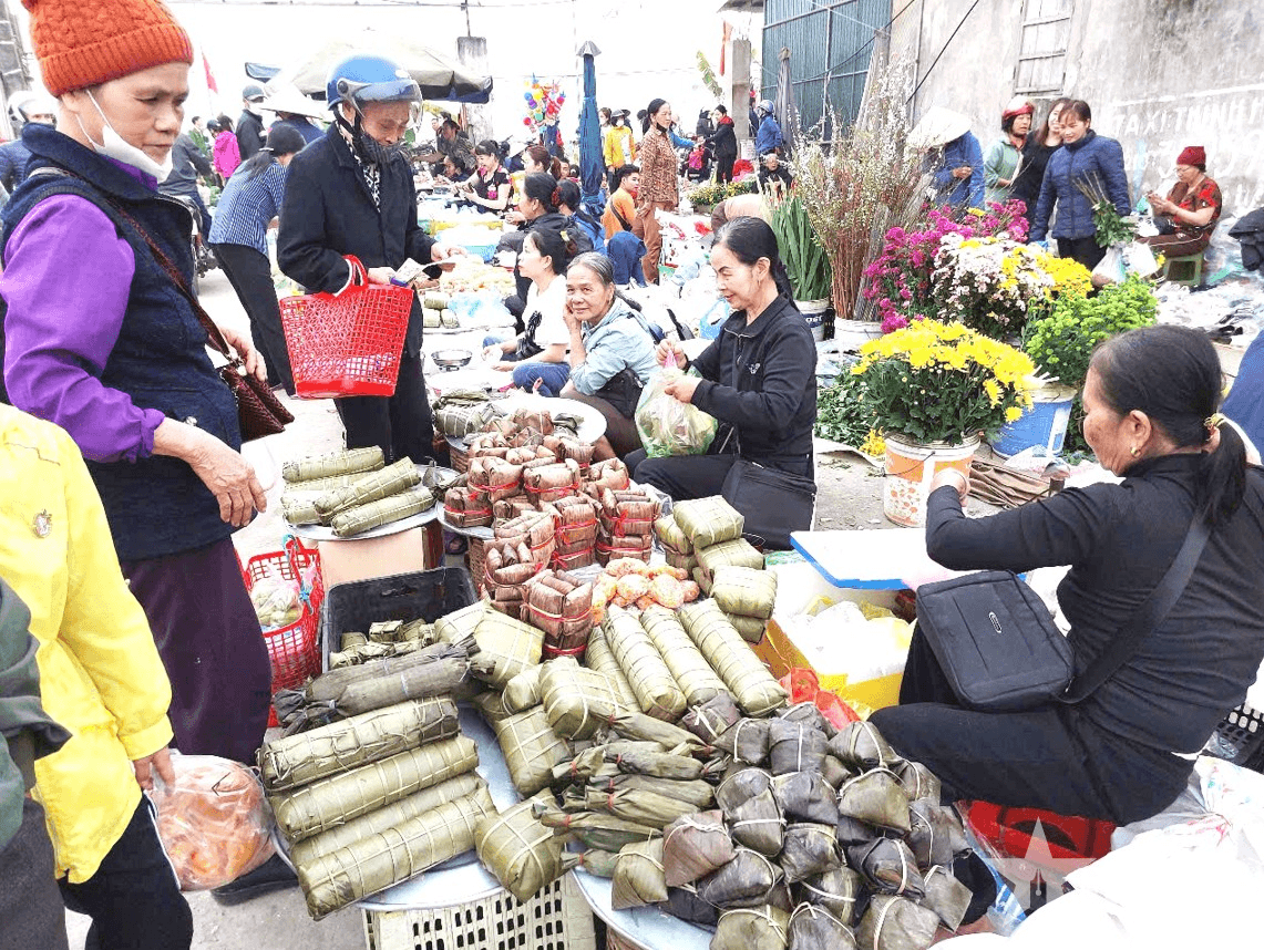 Sắc màu chợ Tết