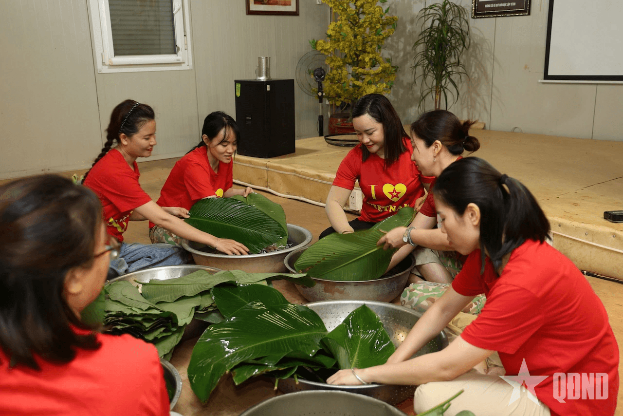 Sắc xuân ở Bệnh viện dã chiến cấp 2 Việt Nam