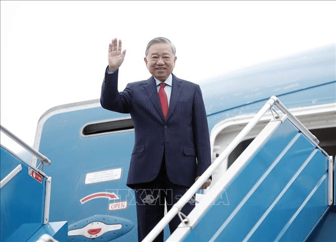 Tổng Bí thư Tô Lâm lên đường tham dự cuộc họp khai mạc Hội đồng Hòa bình về Gaza tại Hoa Kỳ