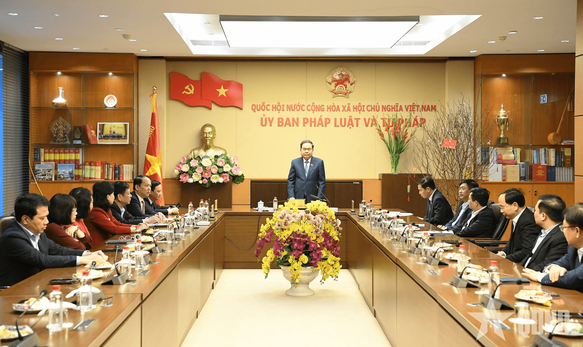 Chủ tịch Quốc hội Trần Thanh Mẫn thăm, làm việc với các cơ quan của Quốc hội