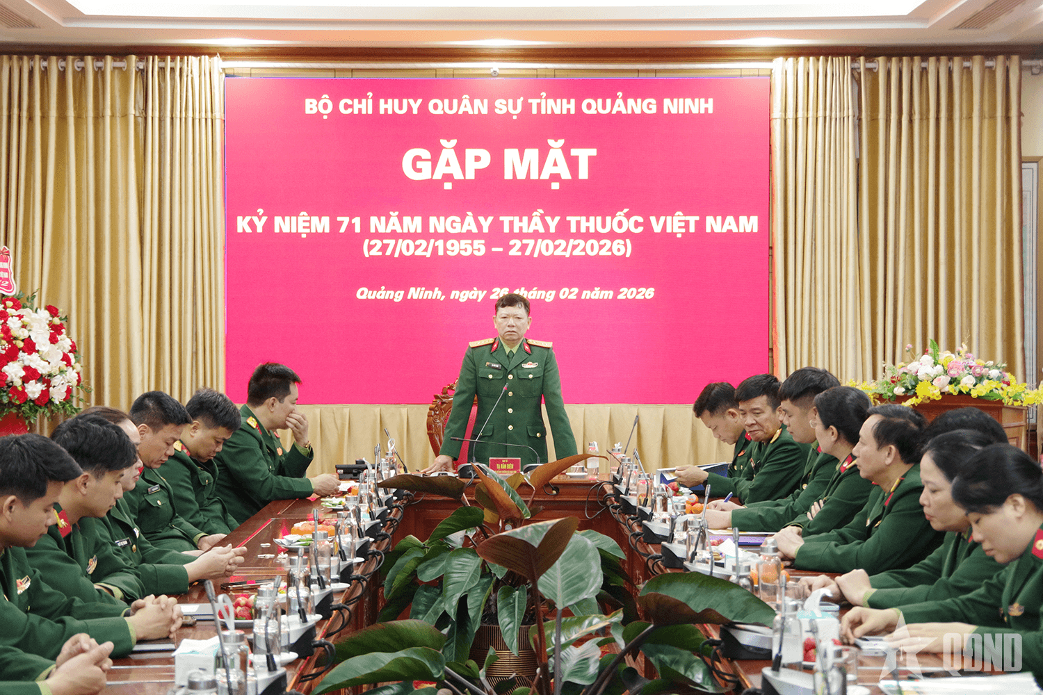 Bộ CHQS tỉnh Quảng Ninh gặp mặt kỷ niệm 71 năm Ngày Thầy thuốc Việt Nam