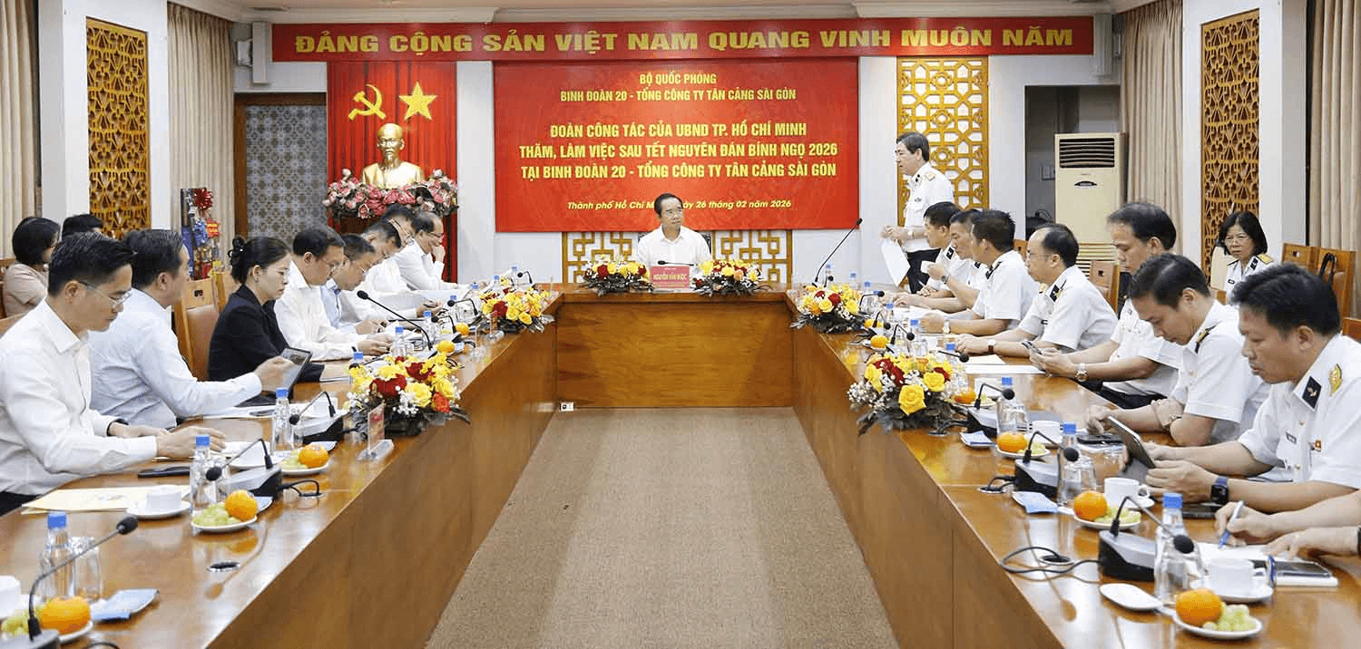 Chủ tịch UBND TP Hồ Chí Minh thăm và làm việc tại Binh đoàn 20