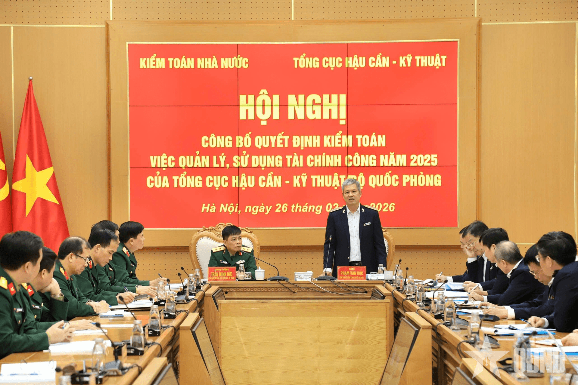 Công bố quyết định kiểm toán đối với Tổng cục Hậu cần-Kỹ thuật