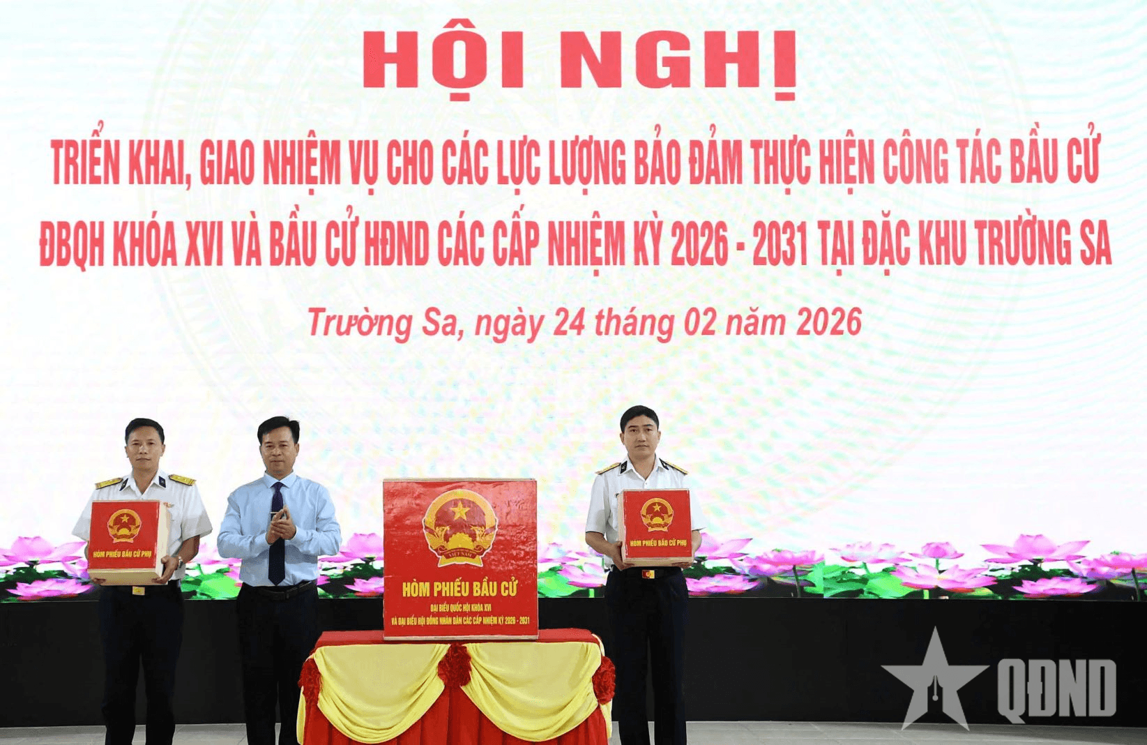 Đặc khu Trường Sa sẵn sàng cho công tác bầu cử sớm