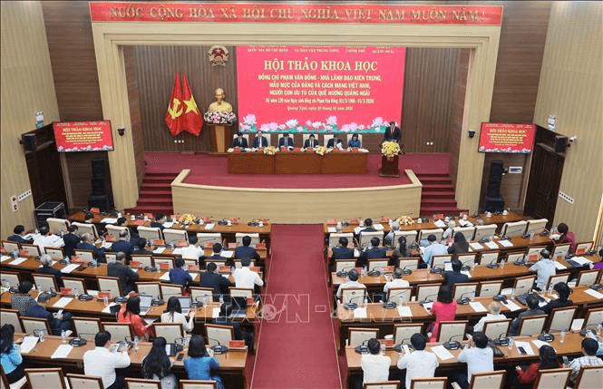 Hội thảo khoa học về đồng chí Phạm Văn Đồng - nhà lãnh đạo kiên trung, mẫu mực