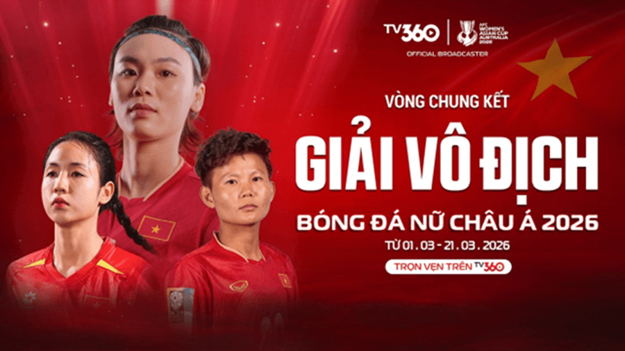 Xem trực tiếp tuyển bóng đá nữ Việt Nam tại Asian Cup trên kênh nào?
