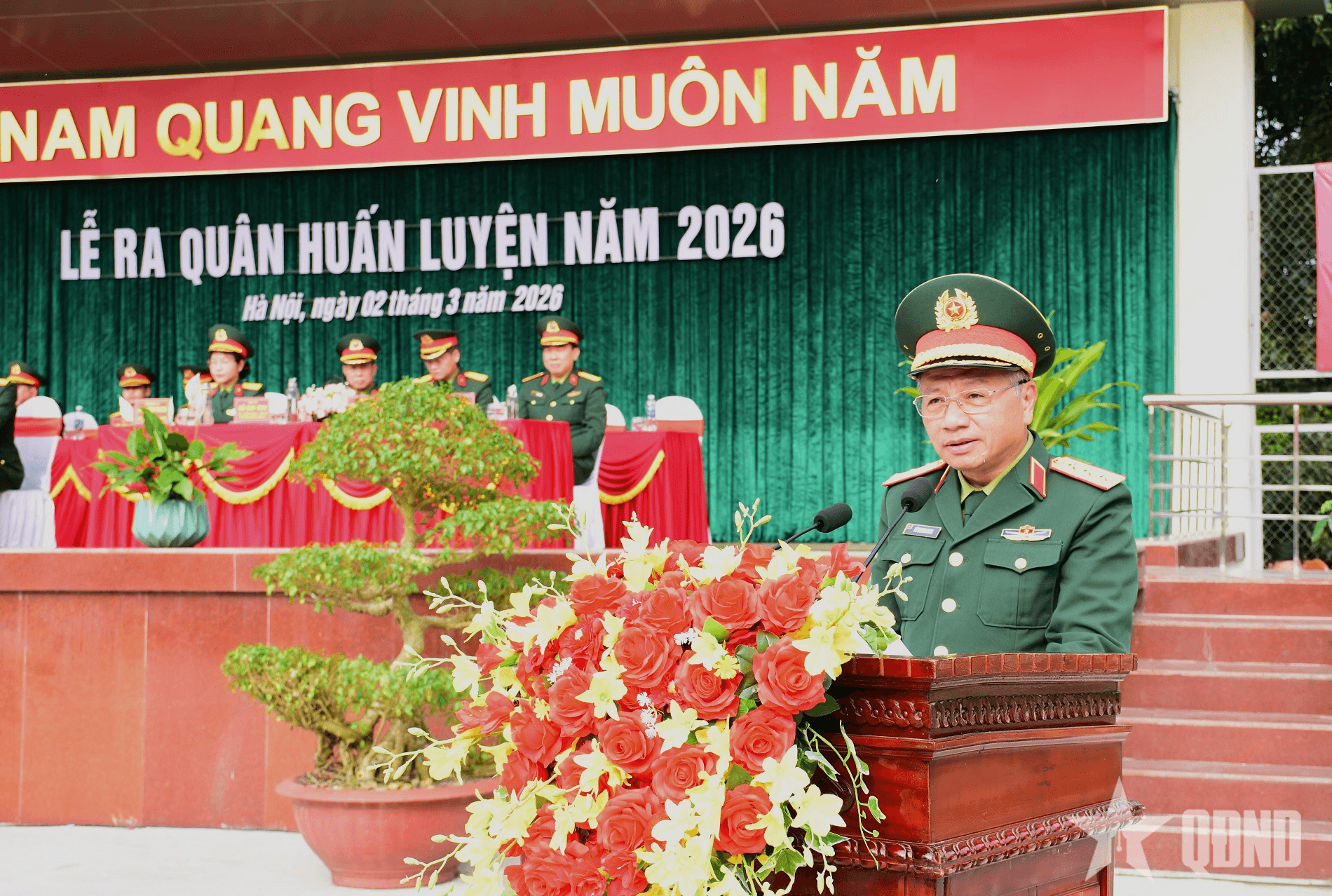 Thượng tướng Lê Quang Minh dự Lễ ra quân huấn luyện năm 2026 tại Đoàn 285 (Bộ tư lệnh Lăng Chủ tịch Hồ Chí Minh)