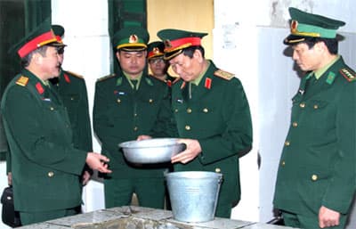 Kết quả bảo đảm tắm nước nóng và chống gió lùa cho bộ đội biên phòng trên tuyến biên giới phía Bắc