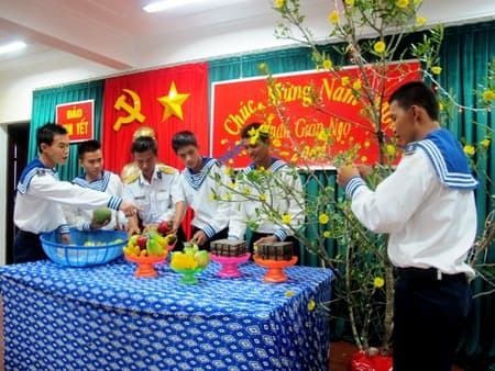 Bộ đội Trường Sa: Tết no ấm, đậm hương vị quê nhà
