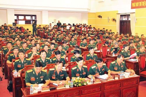 Một số hình ảnh trong Đại hội Thi đua Quyết thắng Tổng cục Hậu cần giai đoạn 2009-2014