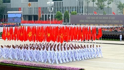 Sắc đỏ Ngày Quốc khánh