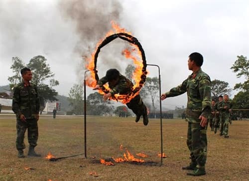 Luyện võ trên tuyến đầu Đông Bắc