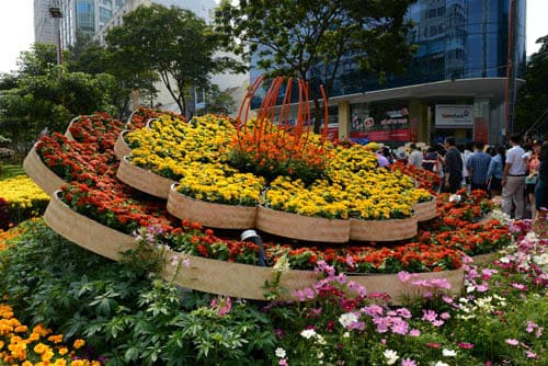 Đường hoa Tết Ất Mùi 2015
