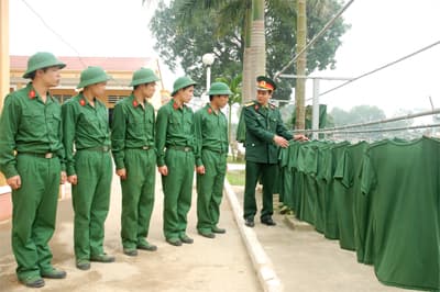 Tập trung bảo đảm hậu cần cho tiếp nhận, huấn luyện chiến sĩ mới
