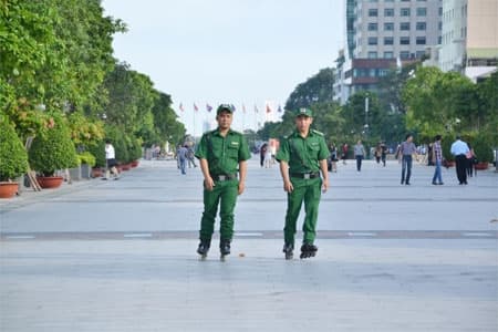 Bảo đảm an ninh trên phố đi bộ